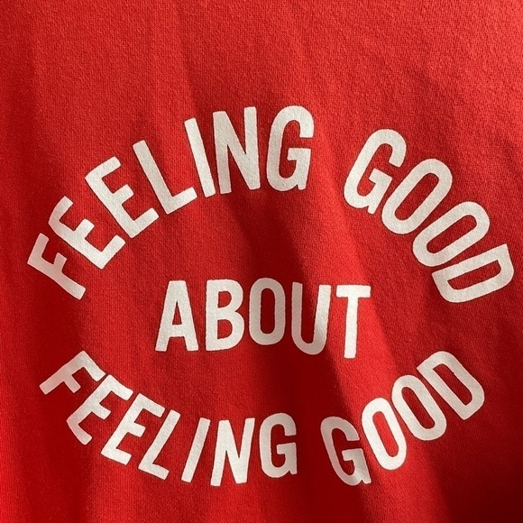 NWT Lucky Brand “Feeling Good About Feeling Good” Sweatshirt. Size Small. - Picture 4 of 6
